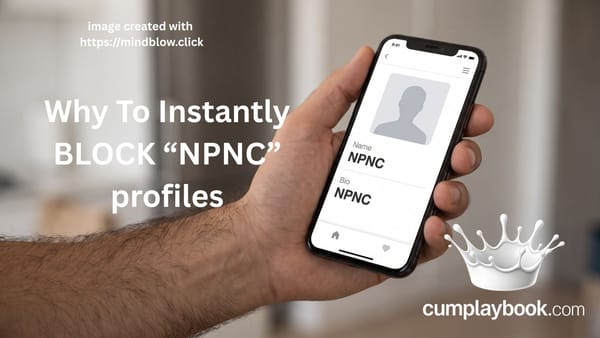 NPNC - Why To Instantly Block "no pics, no chat" profiles