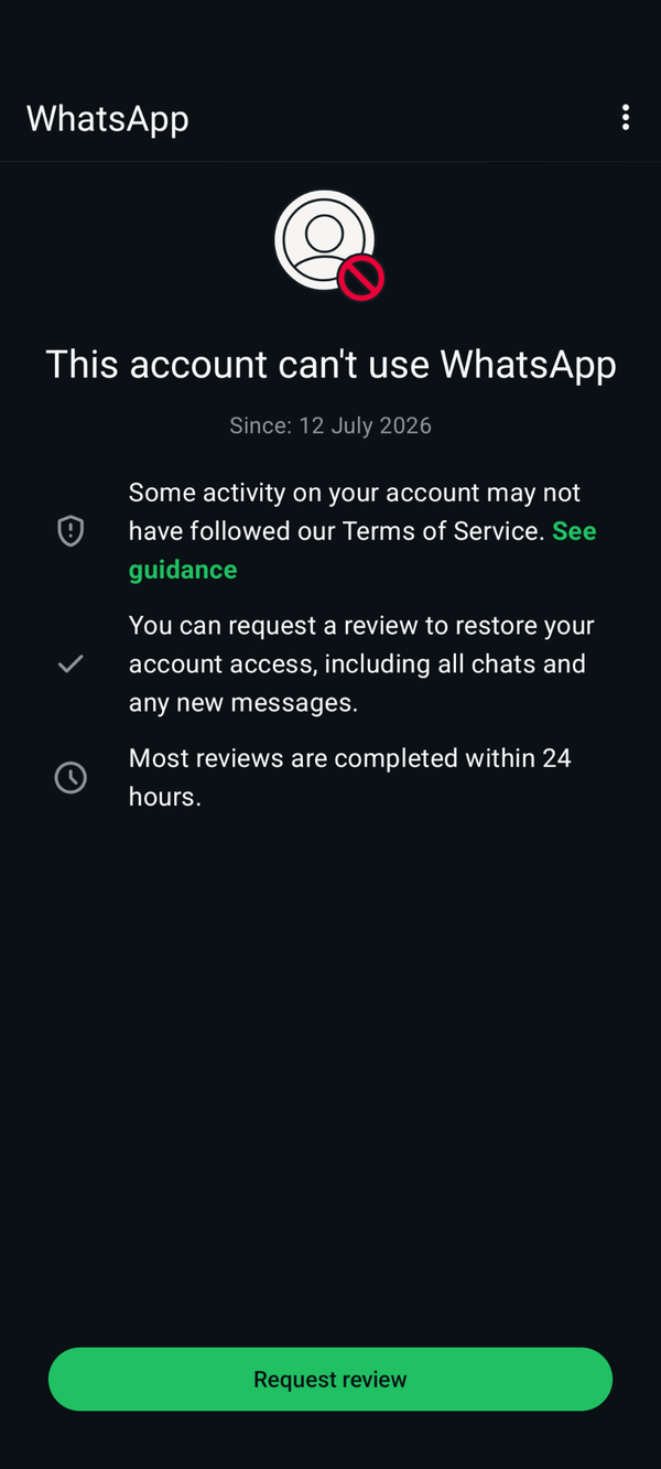 Whatsapp OFFLINE